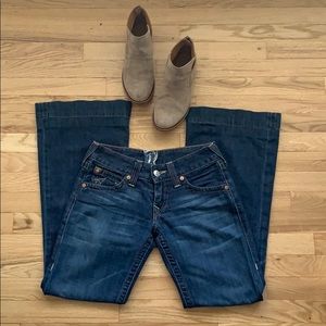 True religion flare leg jeans